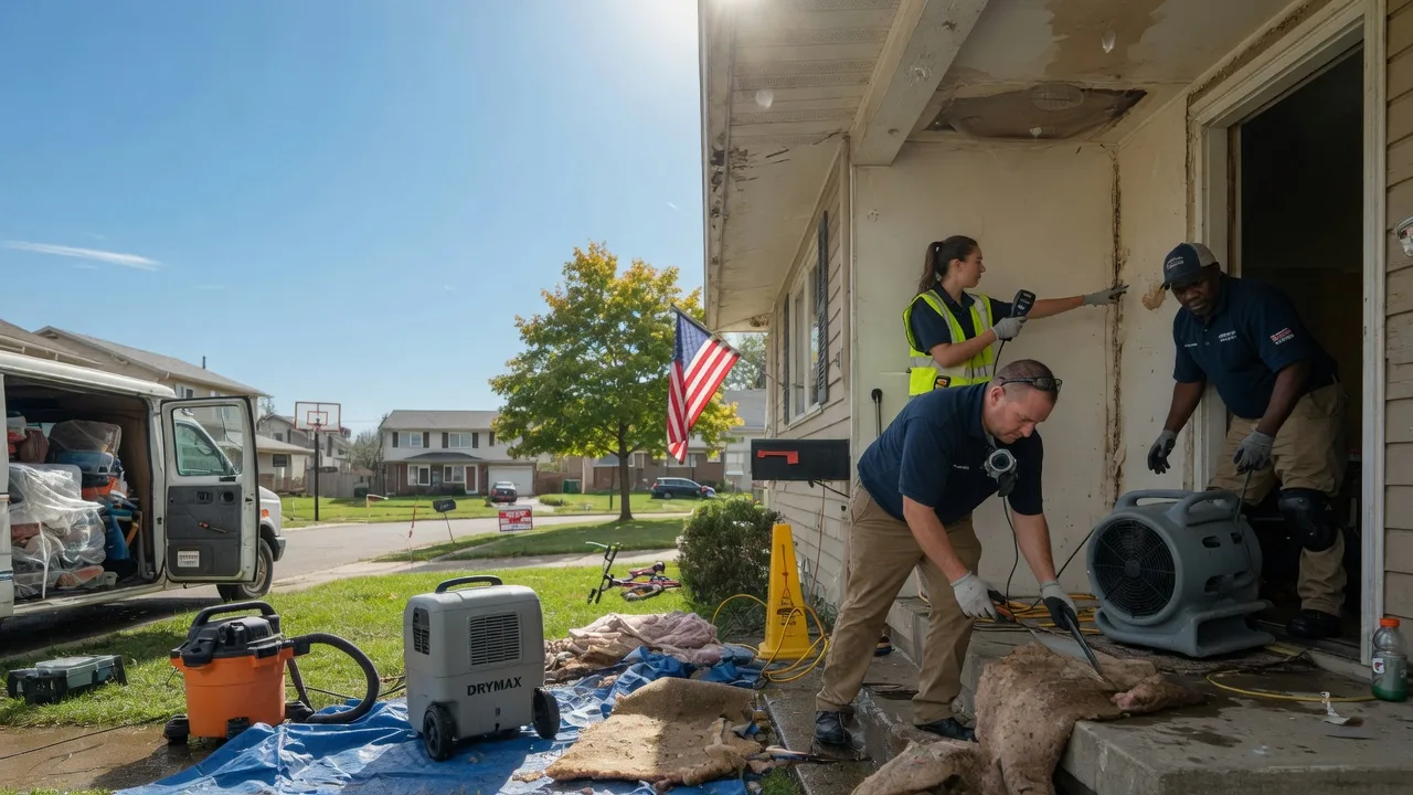 Water Damage Restoration in Hampton, IL near me